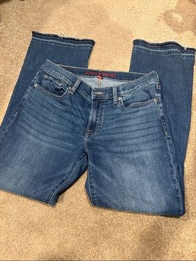 Lucky Brand Sweet Midrise Boot Jeans with raw hem